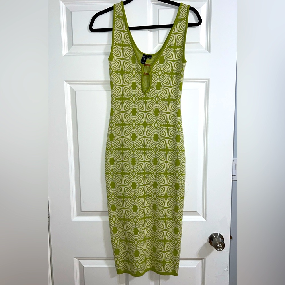 Windsor green midi dress